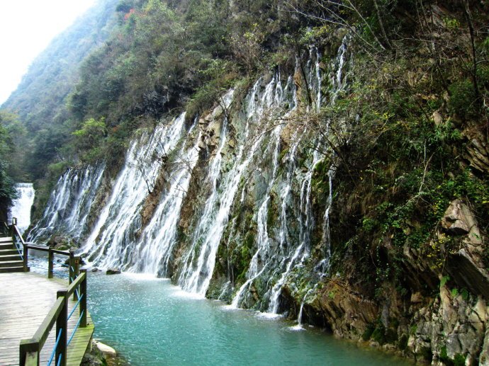 中坝大峡谷后柳水乡汉江三峡二日游